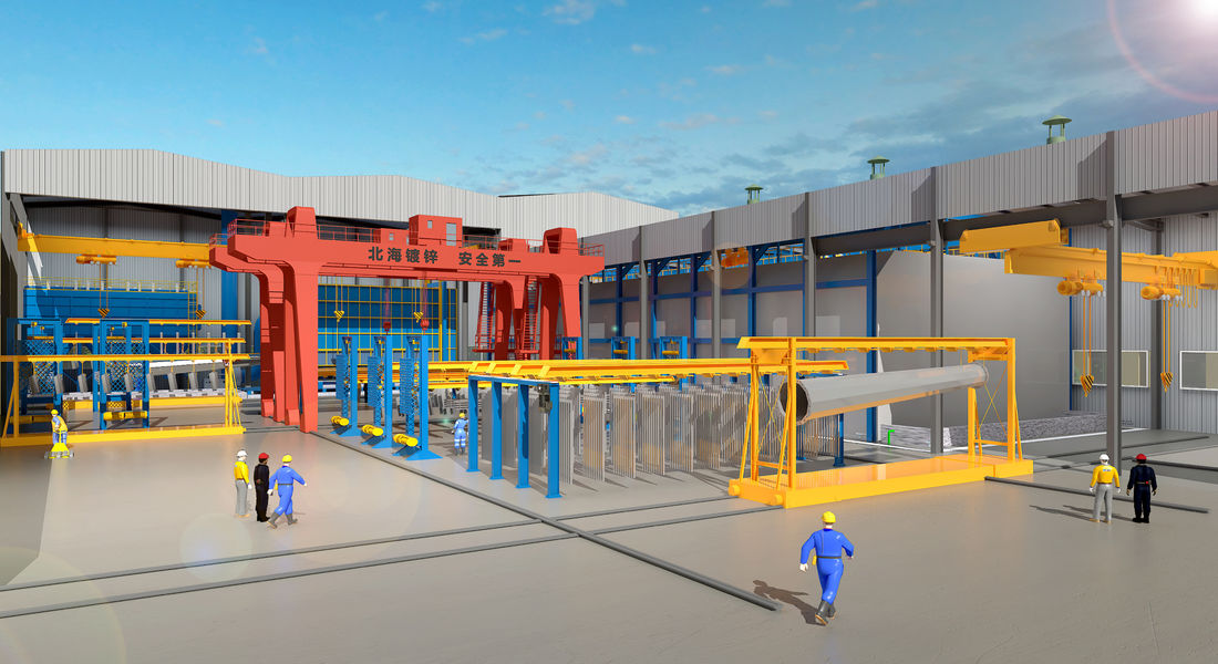 Cina terbaik Hot Dip Galvanizing Line penjualan