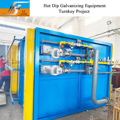 Tungku Galvanisasi Hot Dip dengan Burner Pulsa Berkecepatan Tinggi, Peraturan Suhu yang Dikendalikan PLC, dan Pemulihan Panas Limbah Berbilang Tahap