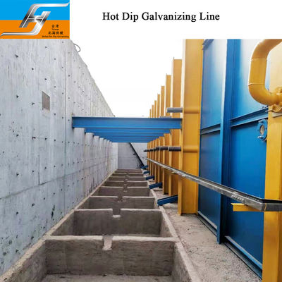 Line Hot Dip Galvanizing yang disesuaikan dengan sistem pembakaran pulsa kecepatan tinggi dan kualitas pelapis yang sangat baik