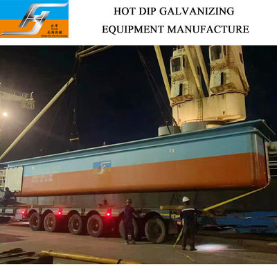 Cangkir Seng yang disesuaikan dengan Substrat Baja XG08 Ketebalan 50 mm dan Sudut Bottom Round untuk Galvanizing Industri